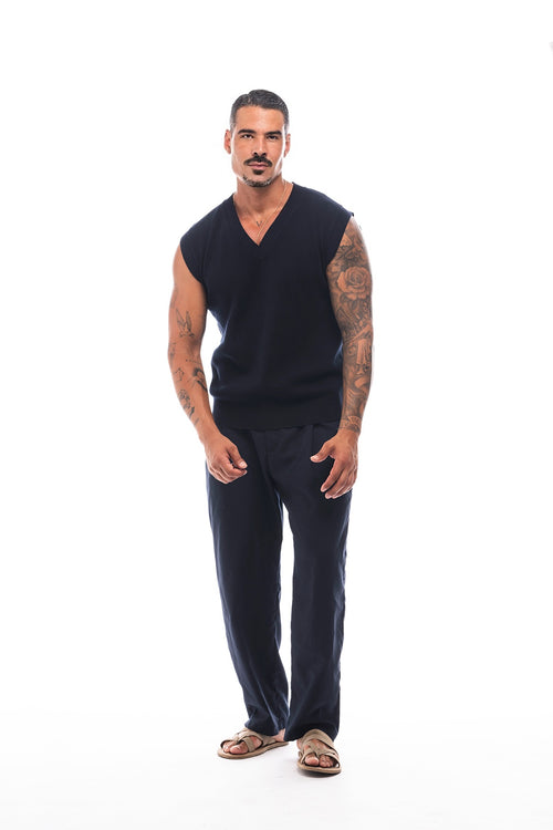 CHALECO KNIT 100% COTTON
