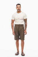 PANTALÓN BERMUDA PINZAS