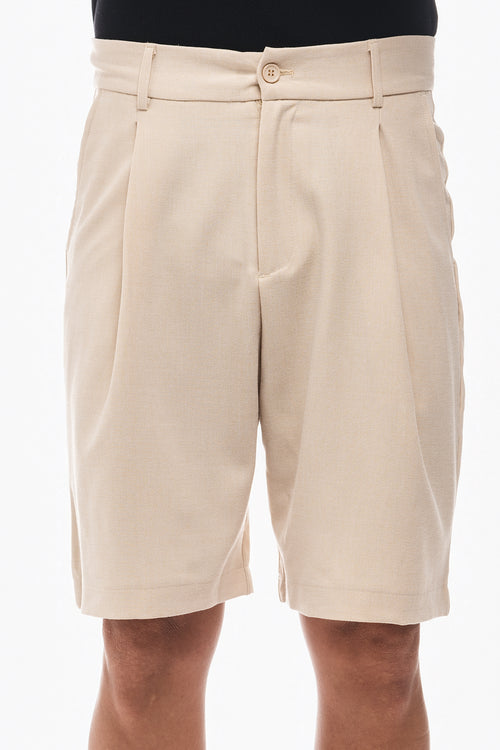 PANTALÓN BERMUDA PINZAS