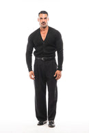 CÁRDIGAN LANA CUELLO PICO