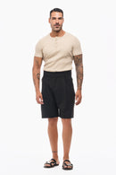 PANTALÓN BERMUDA PINZAS
