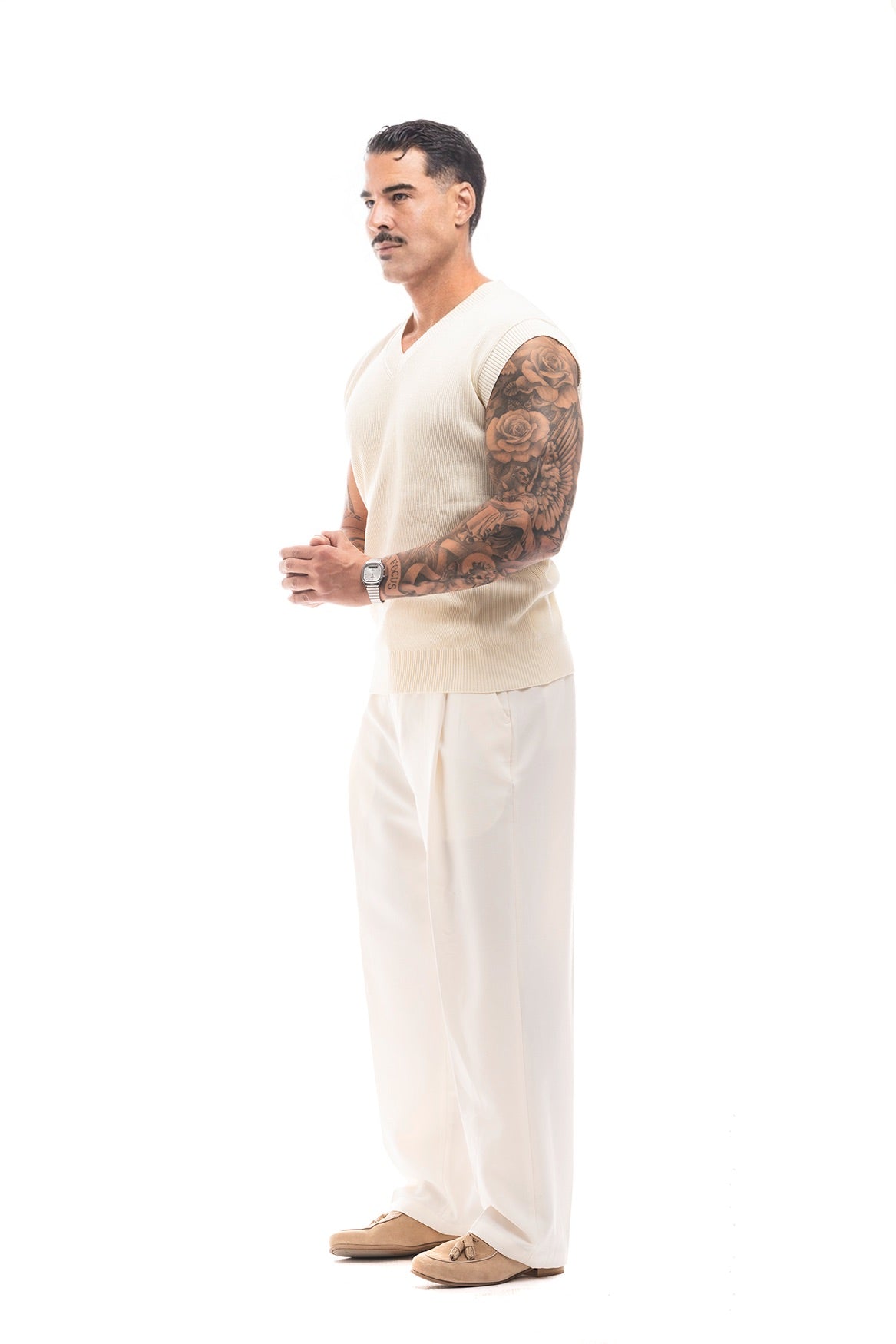 CHALECO KNIT 100% COTTON