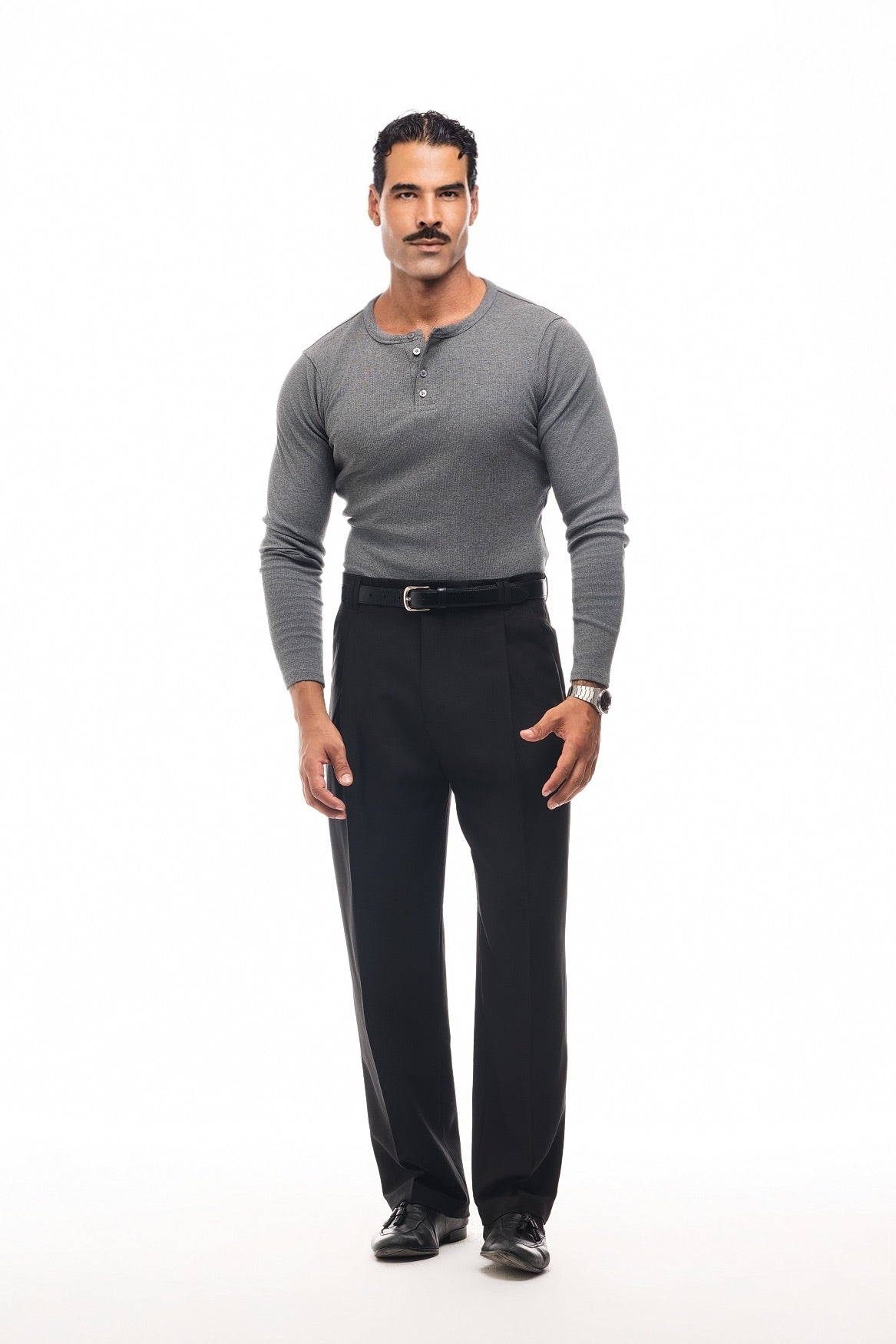 CAMISETA HENLEY CANALÉ MANGA LARGA