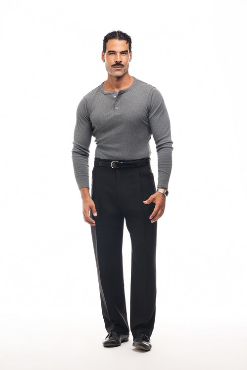 CAMISETA HENLEY CANALÉ MANGA LARGA