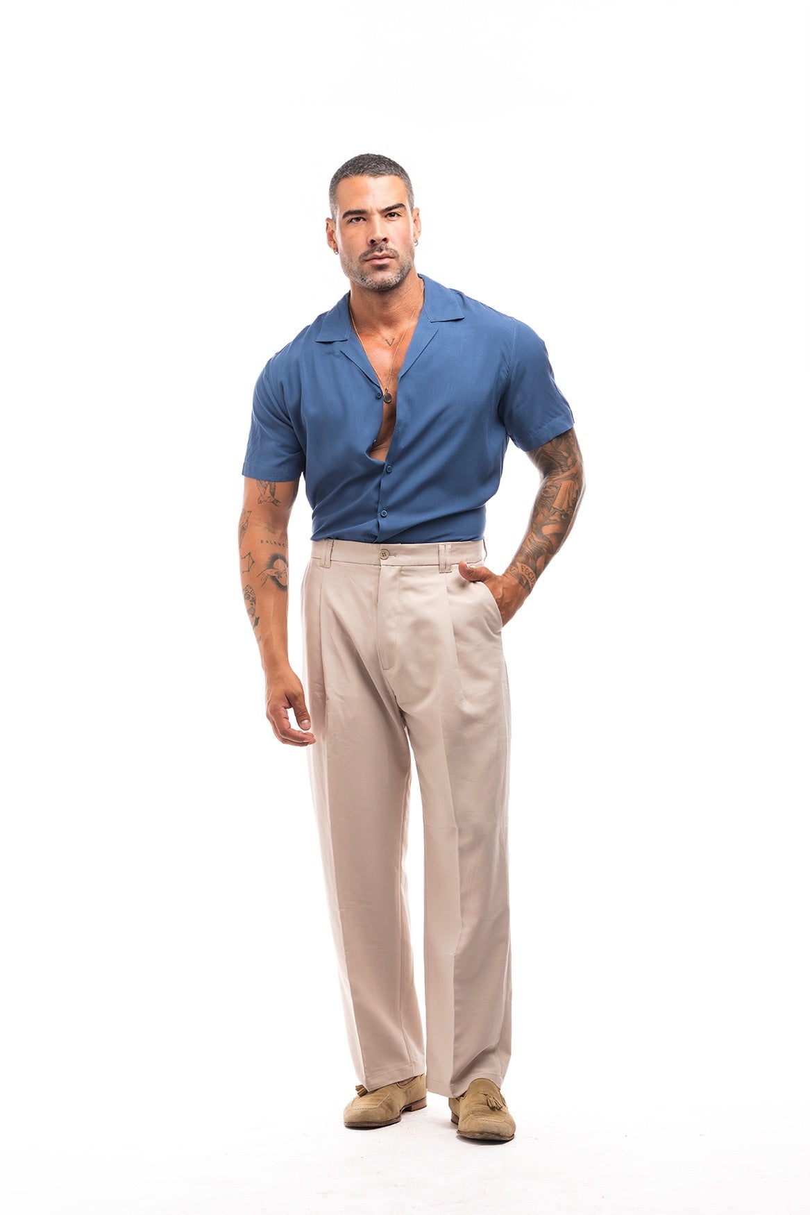 CAMISA MANGA CORTA VISCOSA