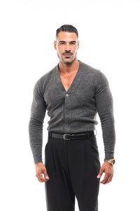 CÁRDIGAN LANA CUELLO PICO