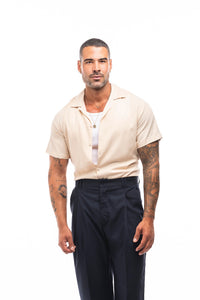 CAMISA MANGA CORTA VISCOSA