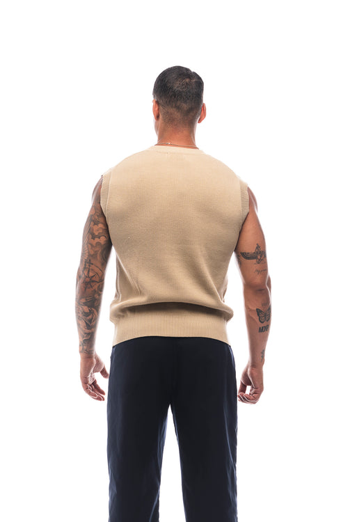 CHALECO KNIT 100% COTTON