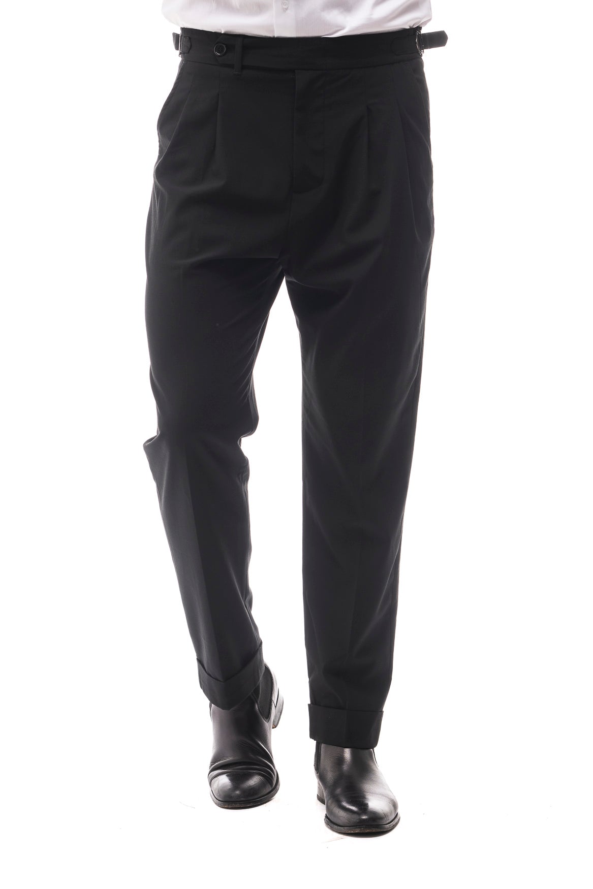 TRAJE CRUZADO NEGRO