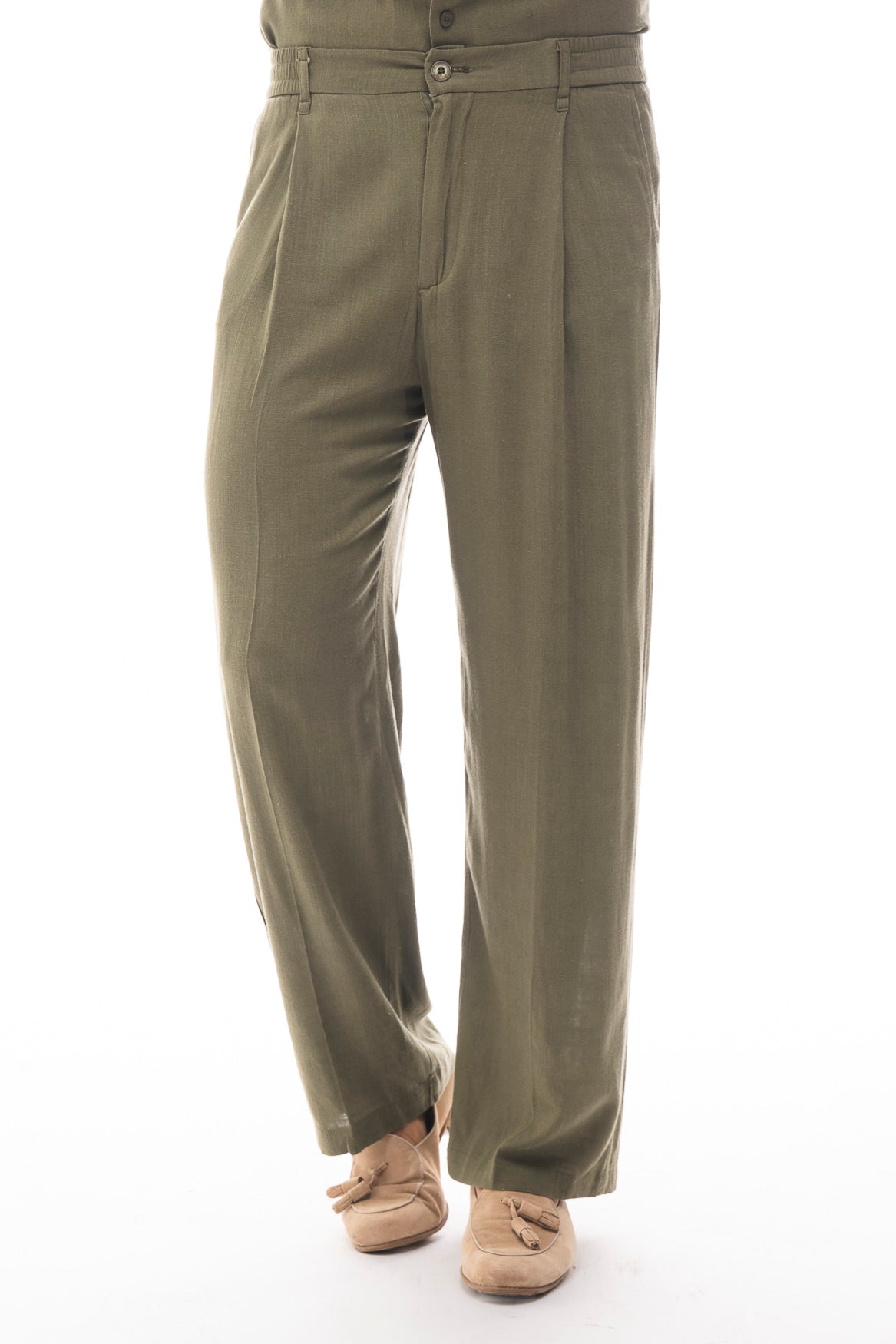 PANTALÓN LINO PINZAS