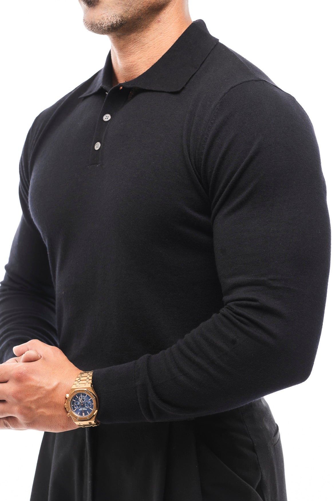 POLO PUNTO MANGA LARGA