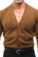 CÁRDIGAN LANA CUELLO PICO