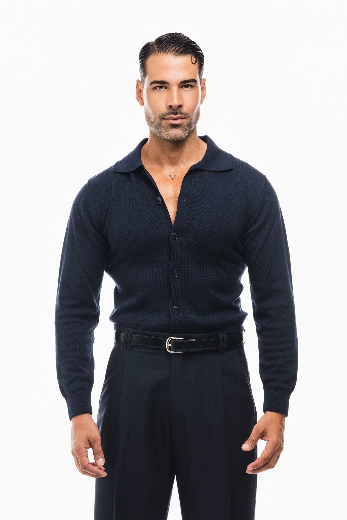 CAMISA PUNTO MANGA LARGA