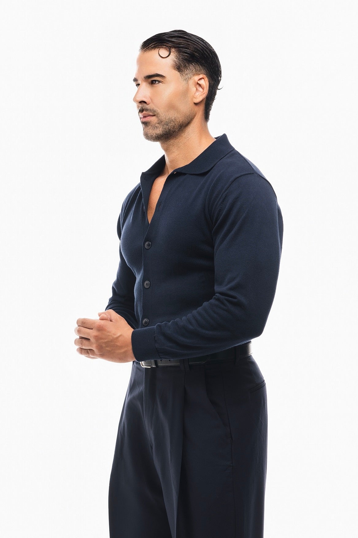 CAMISA PUNTO MANGA LARGA
