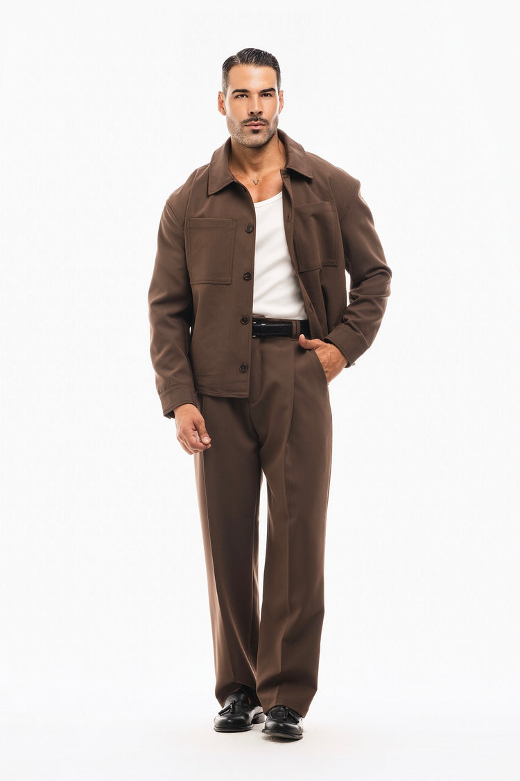 CONJUNTO BAGGY LIMITED MARRÓN