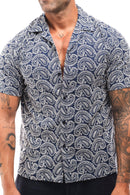 CAMISA ESTAMPADA MARINO