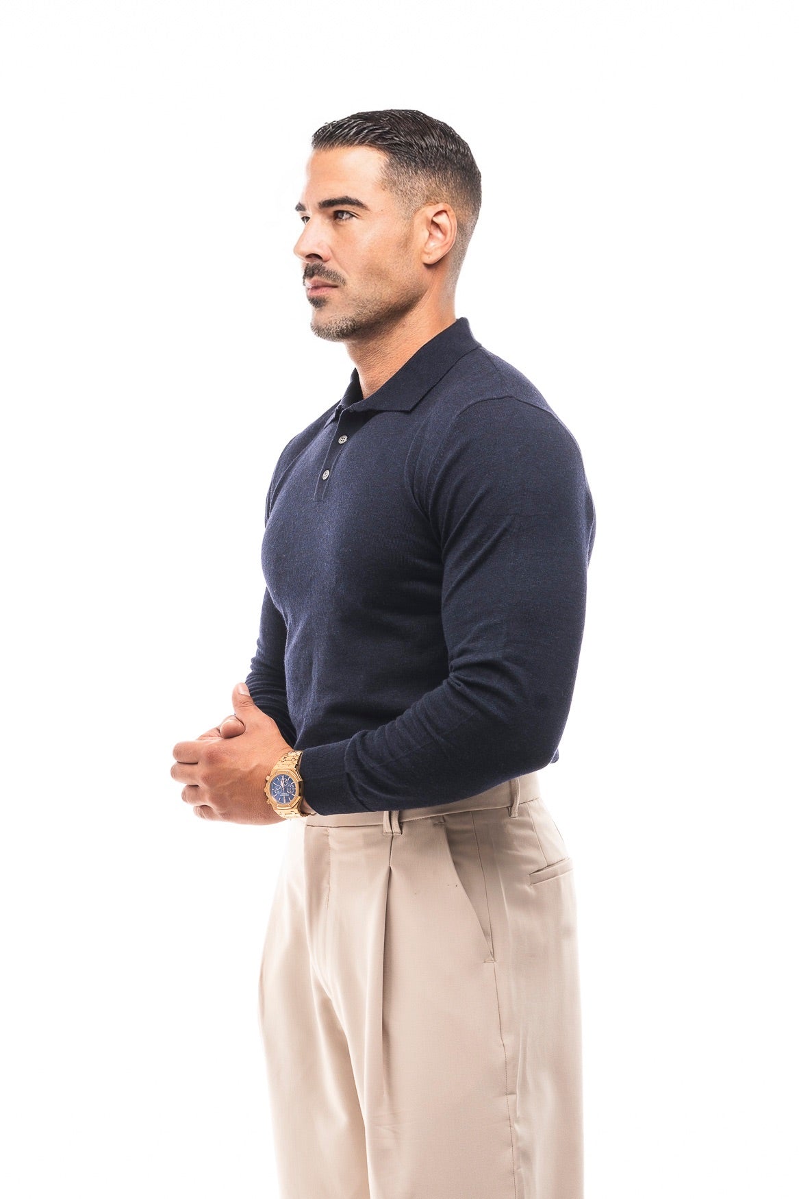 POLO PUNTO MANGA LARGA