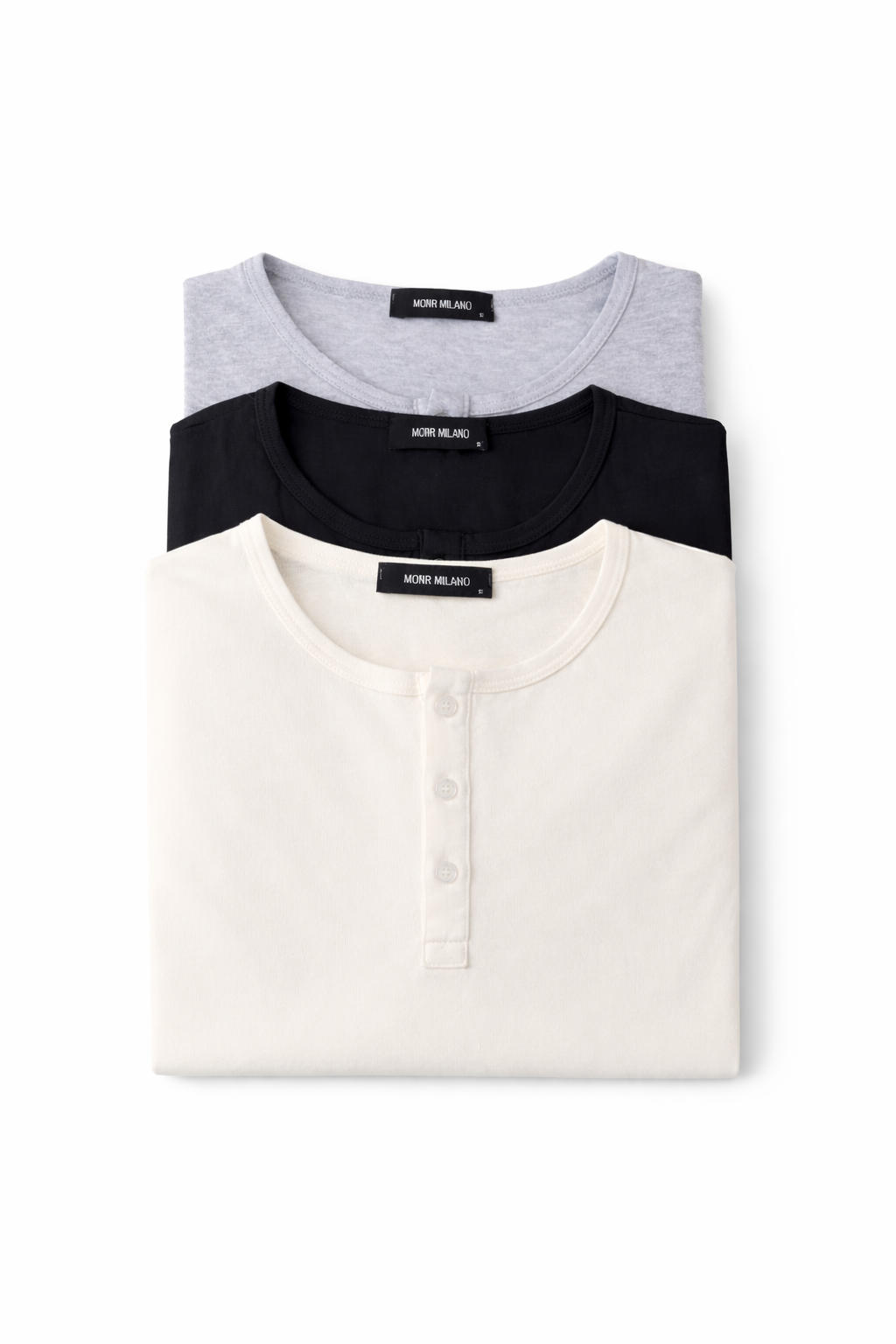 PACK DE CAMISETA HENLEY