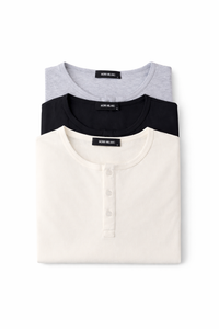 PACK DE CAMISETA HENLEY