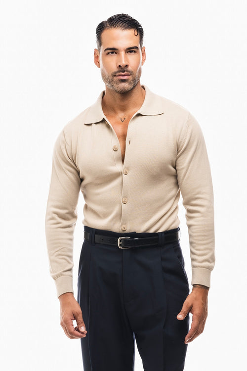 CAMISA PUNTO MANGA LARGA