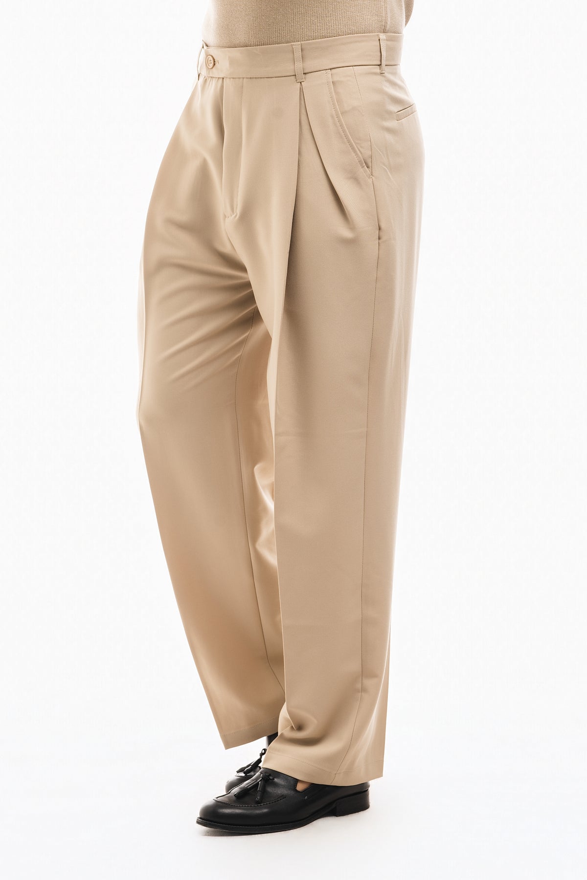 Pantalon baggy à double pince