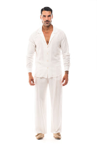 CONJUNTO LINO - BLANCO